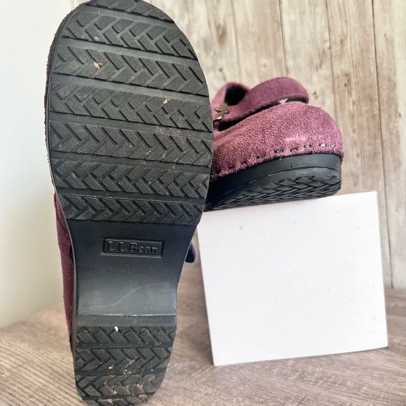 LL Bean Suede Mary Jane Clogs - Picture 7 of 7